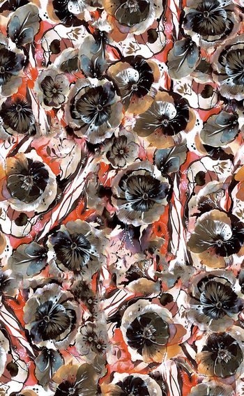 599292-欧美时尚干枯叶子花卉