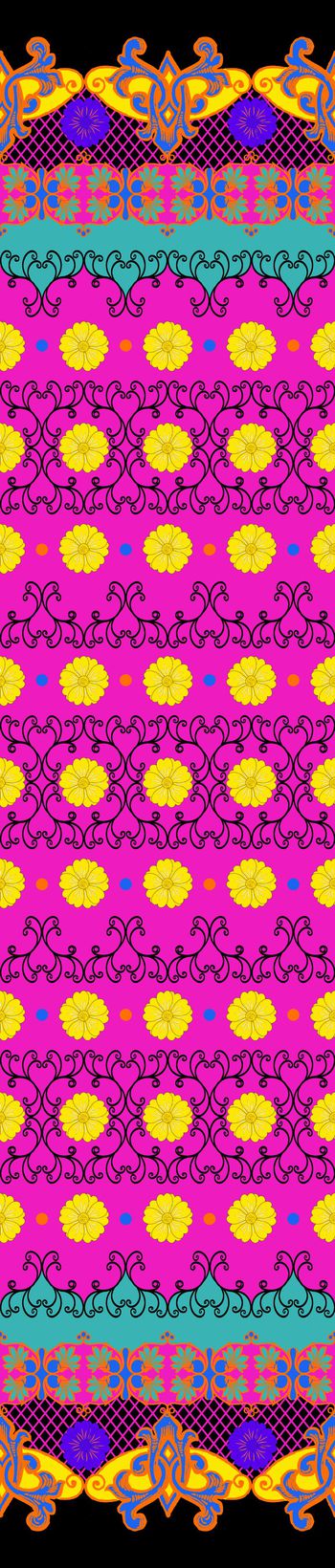 599349-双边定位裙边花设计