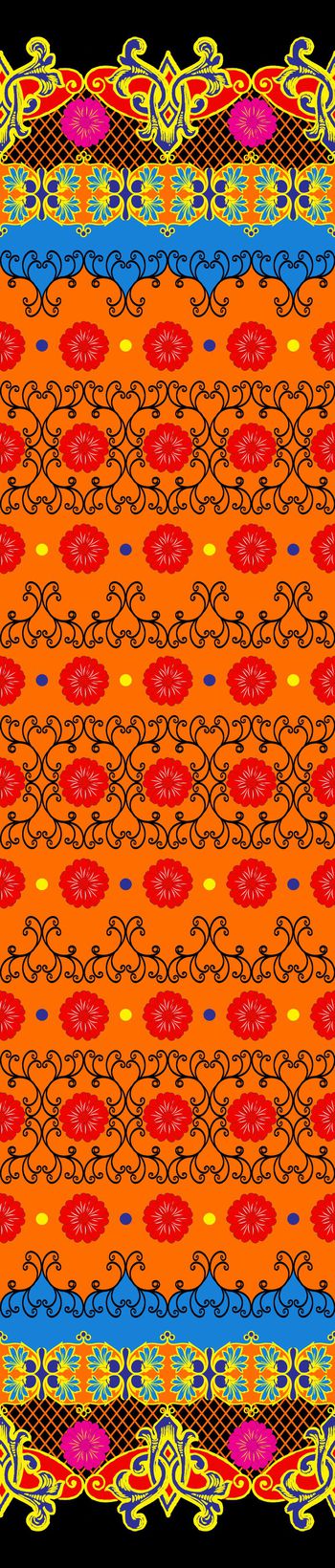 599351-双边定位裙边花设计