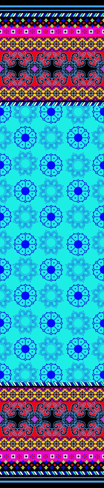 599363-双边定位裙边花设计