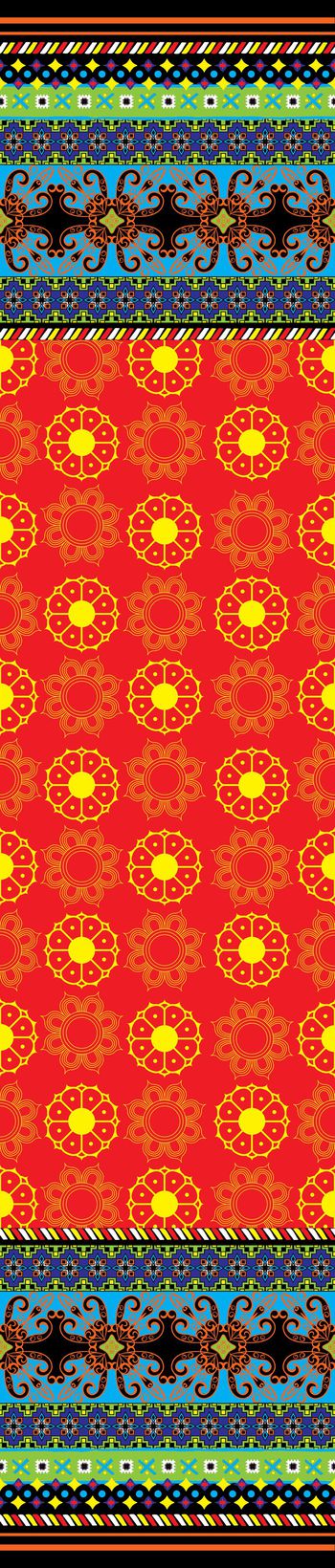 599367-双边定位裙边花设计