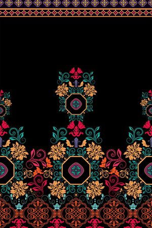 中东服饰纹样印花华亿平台图片