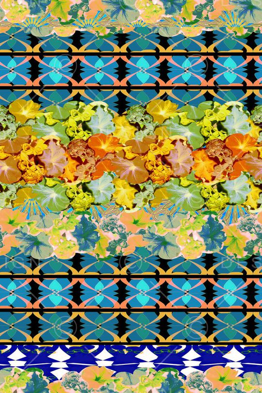 田园风印花华亿平台图片