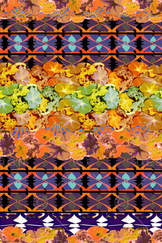 田园风印花华亿平台图片