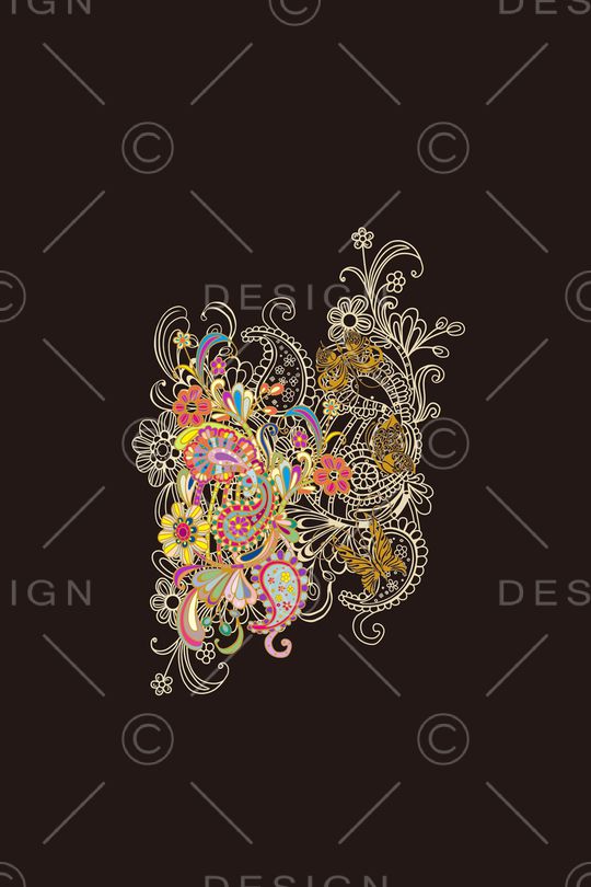 清新印花华亿平台图片