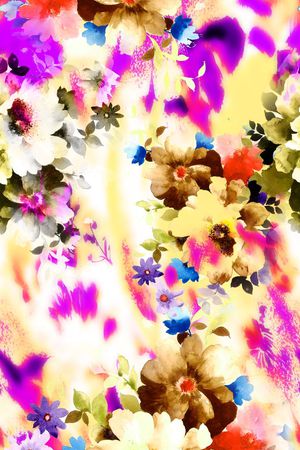 手绘印花华亿平台图片