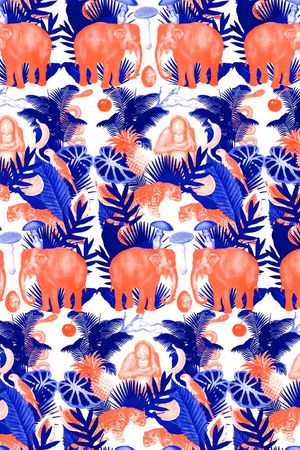 热带印花华亿平台图片