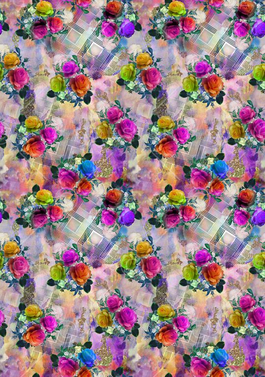 条纹印花华亿平台图片