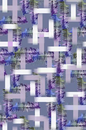 小方块印花华亿平台图片