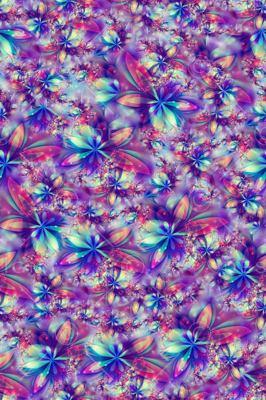 分形艺术印花华亿平台图片