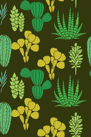 仙人掌印花华亿平台图片