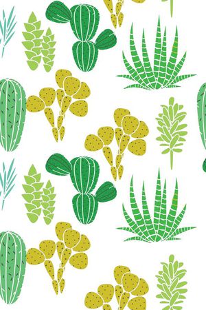 仙人掌印花华亿平台图片