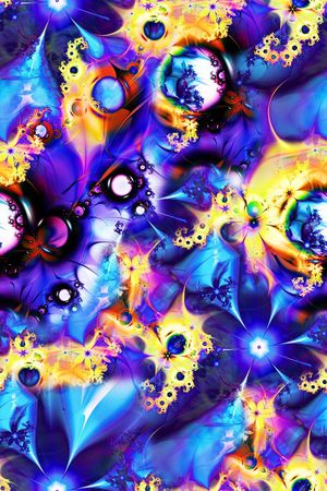 分形艺术印花华亿平台图片