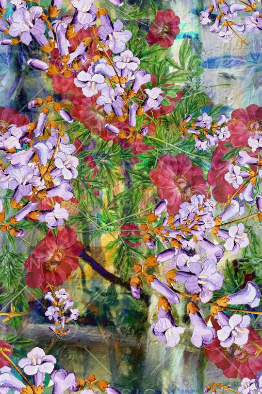 中国风印花华亿平台图片