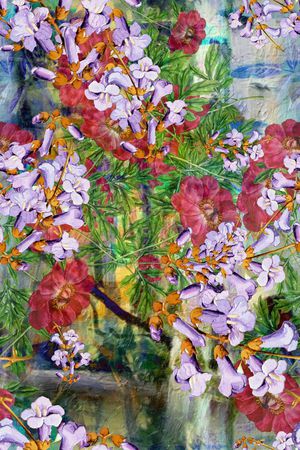 中国风印花华亿平台图片