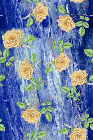 玫瑰印花华亿平台图片