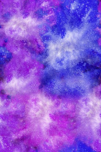 599787-炫彩手绘水彩星云