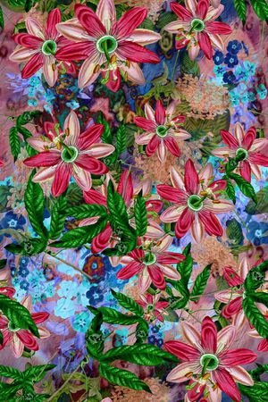 中国风印花华亿平台图片