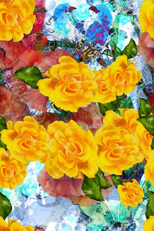 中国风印花华亿平台图片