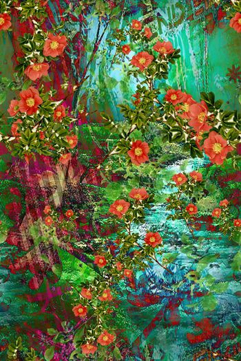 中国风印花华亿平台图片