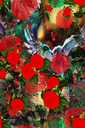 花朵印花华亿平台图片