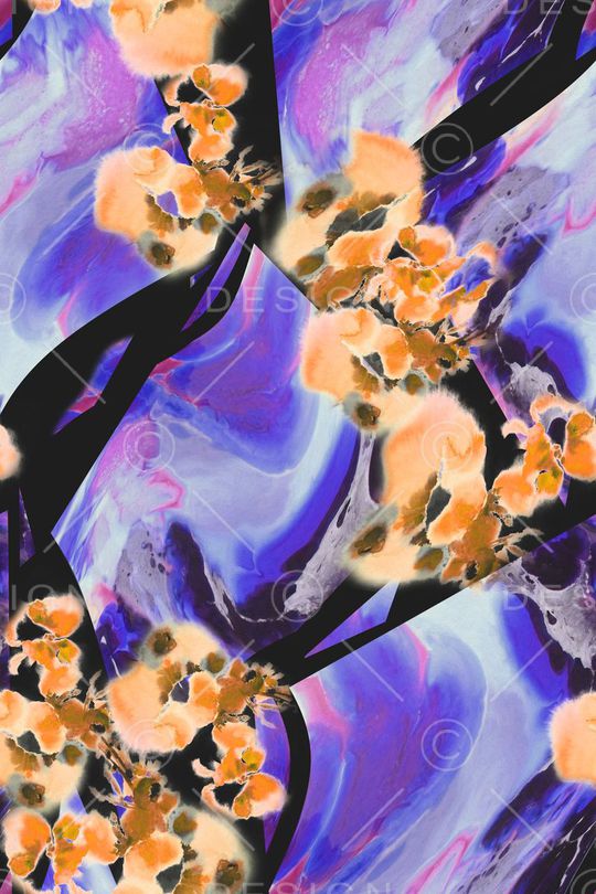 抽象印花华亿平台图片