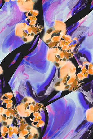 抽象印花华亿平台图片