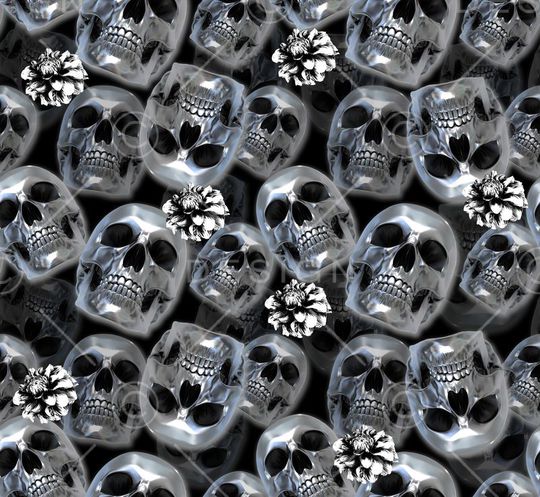 骷髅头印花华亿平台图片