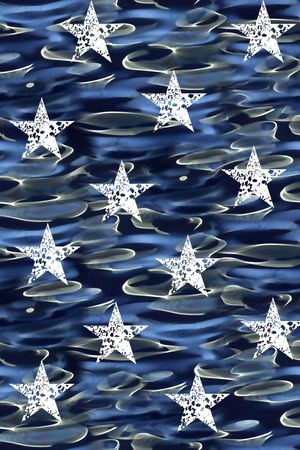 五角星印花华亿平台图片