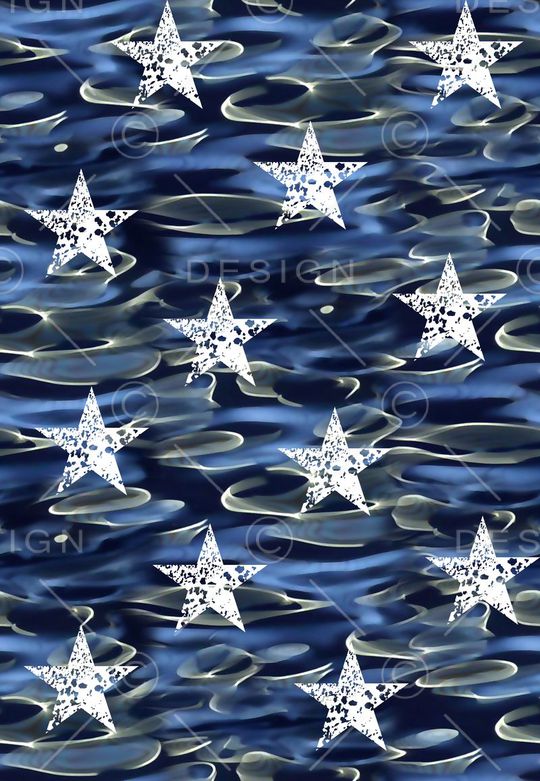 五角星印花华亿平台图片