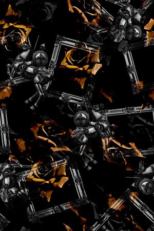 复古男装印花华亿平台图片