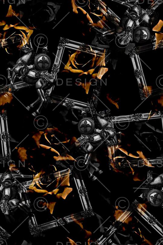 复古男装印花华亿平台图片