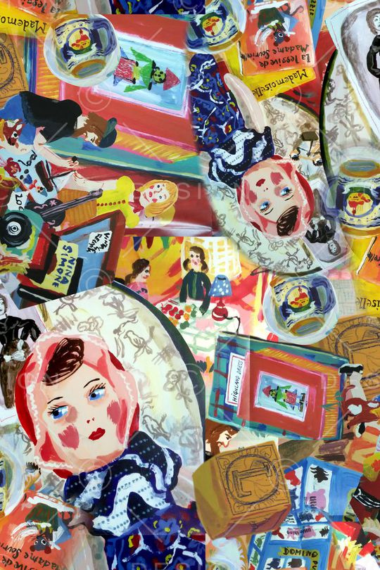 手绘印花华亿平台图片