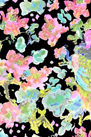 花朵印花华亿平台图片