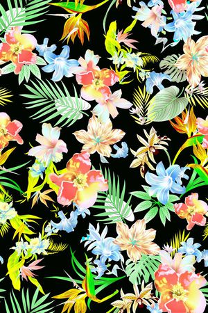 花朵印花华亿平台图片