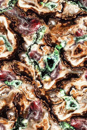 抽象印花华亿平台图片