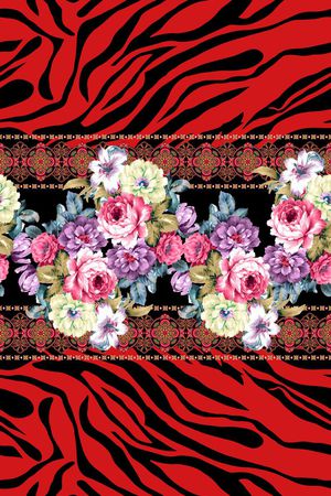 中东服饰纹样印花华亿平台图片