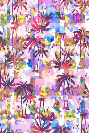 几何印花华亿平台图片