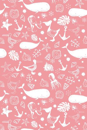 海洋生物印花华亿平台图片