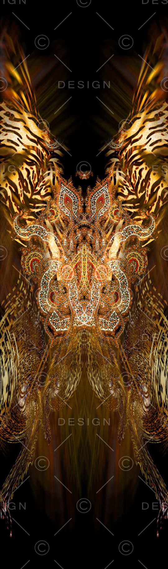 动物纹印花华亿平台图片