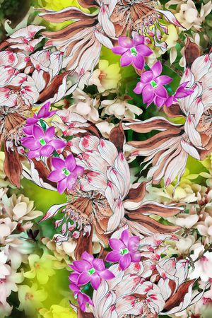 荷花印花华亿平台图片