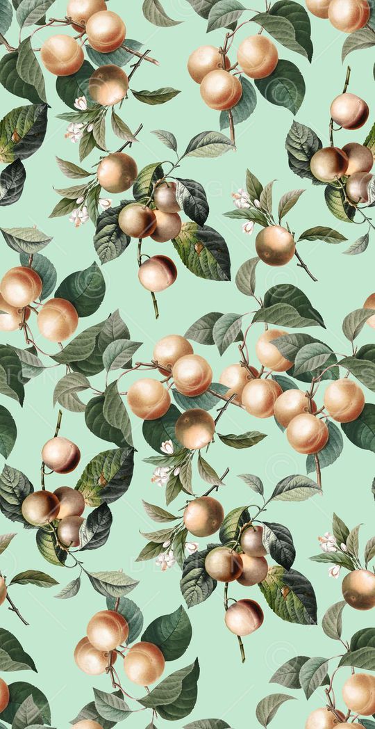 手绘水果印花华亿平台图片