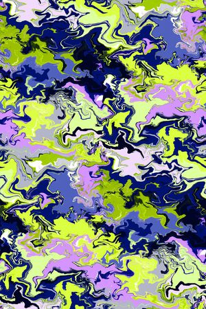 抽象笔触印花华亿平台图片