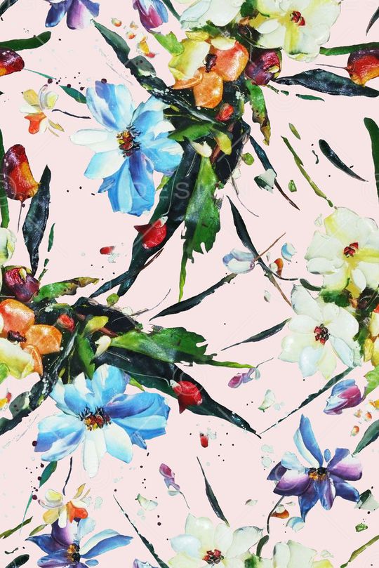 手绘印花华亿平台图片