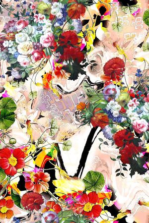 手绘印花华亿平台图片