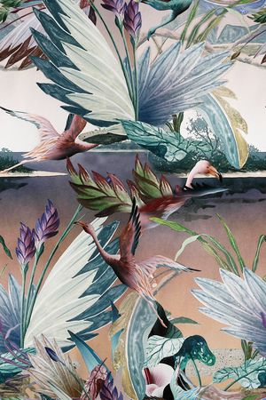 手绘印花华亿平台图片