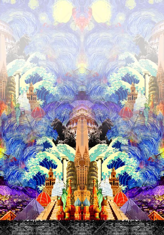 建筑印花华亿平台图片