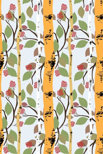 600161-cp装饰潮流树林