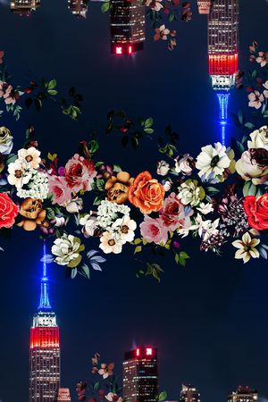 夜景印花华亿平台图片