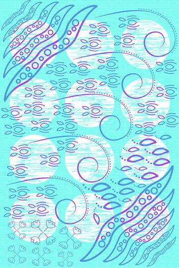 和风结合概念元素时尚混搭清新文艺风现代仿古印花华亿平台图片